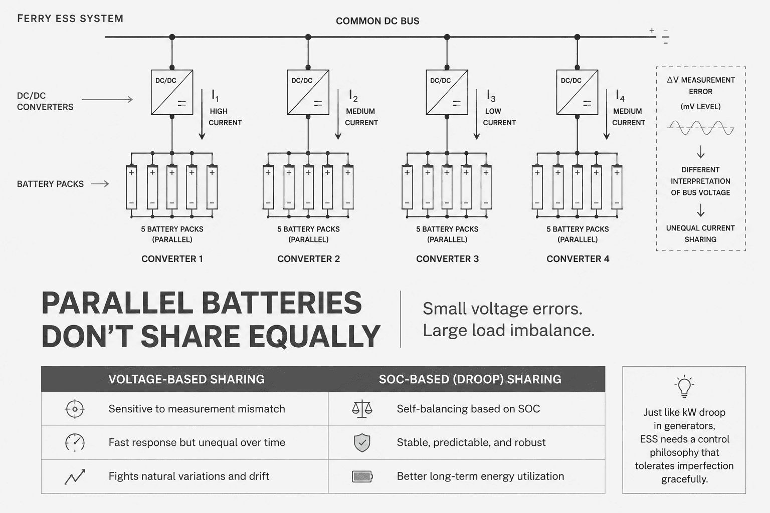 ESS System Load Sharing